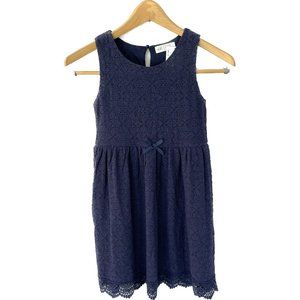 SALE 💜 H&M Navy Blue Lace Dress 8-10 Girls Sleeveless Aline NEW WITH TAGS NWT